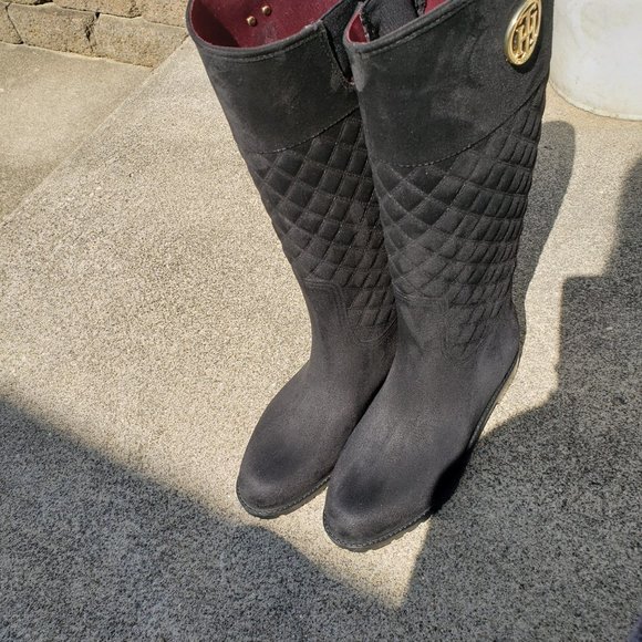 Tommy Hilfiger Babette Quilted Rain Boots - Picture 2 of 3